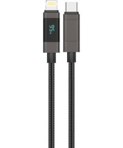 Foneng XS05 PD27W USB-C to Lightning cable, 1.2m (black)