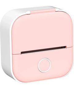 Phomemo T02 portable label printer pink case