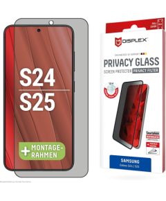Samsung Galaxy S24/S25 Full Cover 3D Privacy Glass By Displex Black
