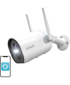 Wireless WiFi outdoor camera ieGeek ZS-GX2S white 5200mAh