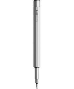 Pocket precision screwdriver and fountain pen 5-in-1 HOTO QWLSD013 (silver)