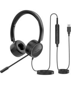 Wired headphones with microphone New Bee NB-H360 (black)