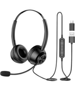 Wired headset with microphone New Bee H368