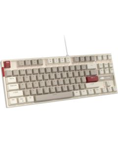 MageGee MK-STAR wired keyboard (retro white-gray)