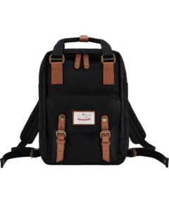 Himawari 188L black and brown 14'' laptop backpack