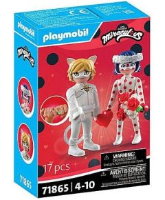 Playmobil Zestaw figurek Miraculum 71865 lubne marzenia Biedronki i Czarnego Kota