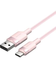 USB 2.0 A to USB-C 3A cable Vention CTNPH 2M (pink)