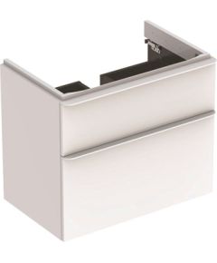 Geberit izlietnes skapis Smyle Square, 584x470 mm, h=617 mm, 2A, high gloss white