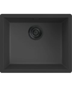 Reginox virtuves izlietne Verona 50, viena bļoda, 556x456 mm, nero black
