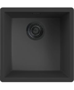 Reginox virtuves izlietne Verona 40, viena bļoda, 456x456 mm, nero black
