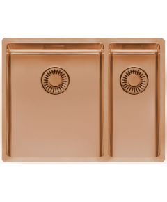 Reginox virtuves izlietne New York Comfort 34x40+18x40 (L), 1.5 bļoda, 580x440 mm, copper II