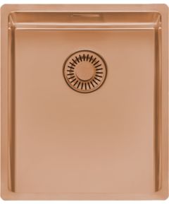 Reginox virtuves izlietne New York Comfort 34x40 (L), viena bļoda, 380x440 mm, copper II