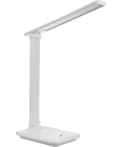 Maclean MCE614W Dimmable LED Desk Lamp Adjustable Folding 9W IP20 3000K 4500K 6500K