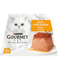 PURINA Gourmet Revelations Chicken - wet cat food - 2x57 g