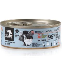 3COTY Turkey with chicken and krill Senior - wet cat food - 80g