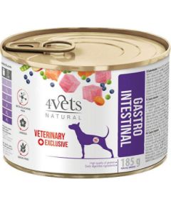 4VETS Natural Gastro Intestinal Dog - wet dog food - 185 g