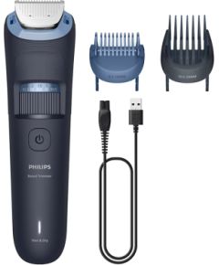 PHILIPS BT3665/15 series 3000 bārdas trimmeris, tumši zils