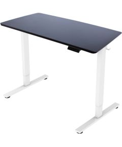 Rakstāmgalds ERGO FIT ar 1 motoru 120x68xH71,5-116cm, melns/balts