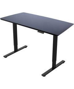 Rakstāmgalds ERGO FIT ar 1 motoru 120x68xH71,5-116cm, melns