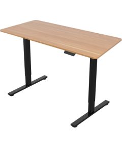 Rakstāmgalds ERGO FIT ar 1 motoru 120x68xH71,5-116cm, ozols/melns
