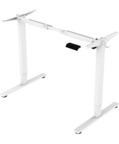 Table leg ERGO FIT with 1 motor, white