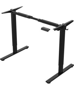 Table leg with ERGO FIT 1 motor, black