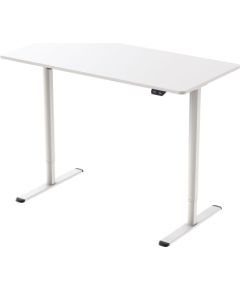 Rakstāmgalds ERGO LIGHT ar 1 motoru 120x60xH72,5-117,5cm, balts