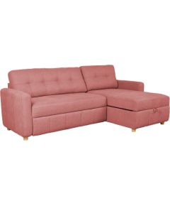 Corner sofa bed WAIOLA pink