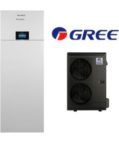 GREE VERSATI IV DUO GRS-CQ16PDG/NHH3-E gaiss-ūdens siltumsūknis, 3-fāžu, 16,0kW, līdz -30°C