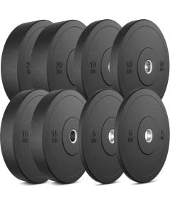 Cietgumijas svaru disku komplekts - MW-Bumper - 100 kg - Marbo Sport