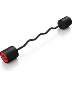 Liektais stienis ar fiksēto svaru 1 gab. Barbell 50 kg - Marbo Sport