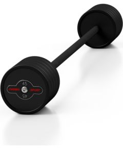 Gumijots svara stienis ar fiksētu svaru 1 gab. 45 kg - Marbo Sport