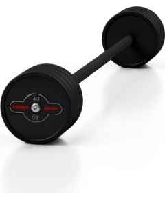 Gumijots svara stienis ar fiksētu svaru 1 gab. 40 kg - Marbo Sport