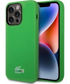 Lacoste Liquid Silicone Microfiber Croc Logo MagSafe Case Чехол для Apple iPhone 14