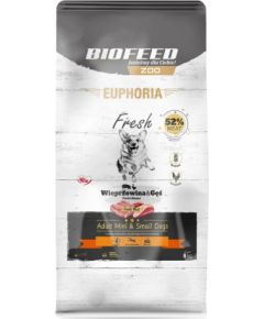 BIOFEED Euphoria Fresh Meat Adult Mini & Small Wieprzowina i Gęś 8kg