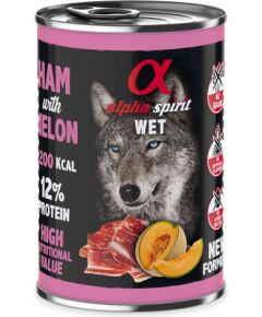 ALPHA SPIRIT WET Ham with Melon – Wet Dog Food – 400 g