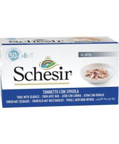 Agras Pet Foods SCHESIR Tuna with sea bass in jelly - wet cat food - 6x50g