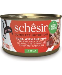 Agras Pet Foods SCHESIR in jelly Tuna with shrimps - wet cat food - 85 g
