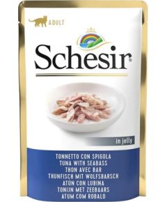 Agras Pet Foods SCHESIR in jelly Tuna with seabass - wet cat food - 85 g