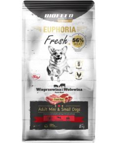 BIOFEED Euphoria Fresh Meat Wieprz/Wołow Xs/S 2kg