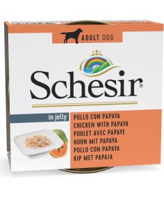 Agras Pet Foods SCHESIR Chicken with papaya in jelly - wet dog food - 150g