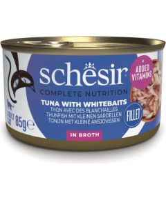 Agras Pet Foods SCHESIR in cooking water Tuna with whitebait - wet cat food - 85 g