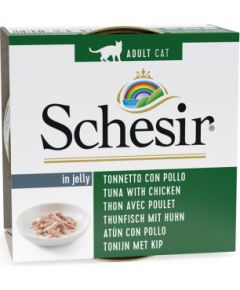 Agras Pet Foods SCHESIR Tuna with chicken in jelly - wet cat food - 85g