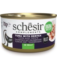 Agras Pet Foods SCHESIR Oceanic Adult Tuna with Dentic - wet cat food - 70g