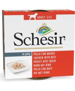 Agras Pet Foods SCHESIR in jelly Chicken with beef - wet dog food - 150 g