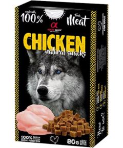 ALPHA SPIRIT Chicken natural snacks - treat for dogs - 80g