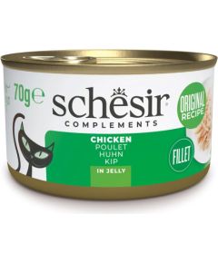 Agras Pet Foods SCHESIR Adult w Galarecie Fileciki z Kurczaka 70g