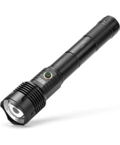 Montis Taktyczna ręczna latarka akumulatorowa LED MT160 Black Hand flashlight