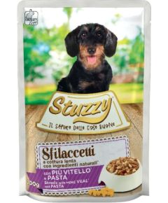 Agras Pet Foods STUZZY Sfilaccetti Veal with pasta - wet dog food - 100g