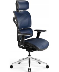 Krzesło biurowe Diablo Chairs Fotel ergonomiczny Diablo V-Commander: czarno-niebieski